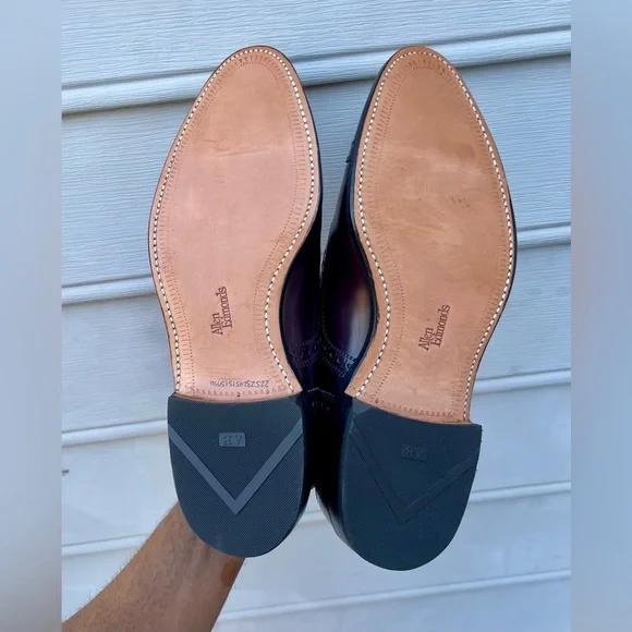 Brand New Allen Edmonds Vintage Cordovan Color Oxford Shoes - Picture 8 of 11